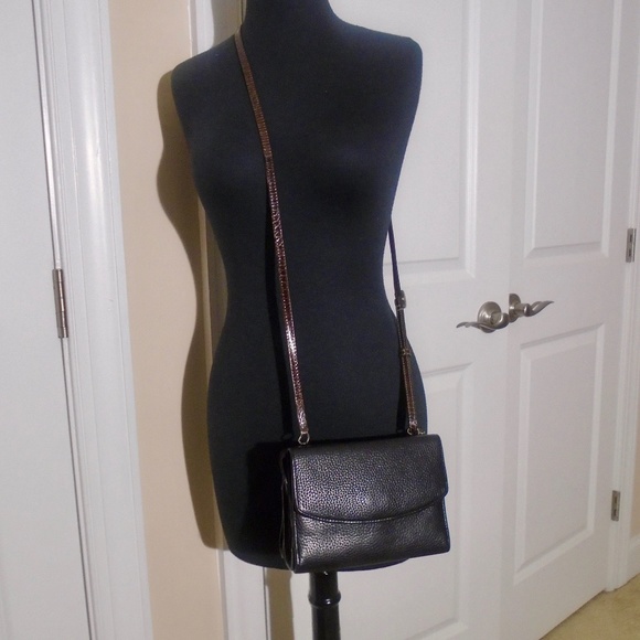 BRIGHTON Leather Croc Embossed Crossbody Bag*FIRM PRICE - Picture 3 of 13